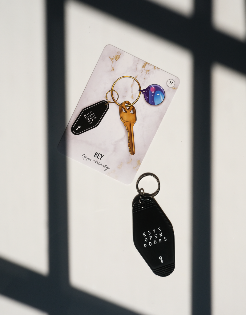 Keys Open Doors Keychain - Kaleidadope
