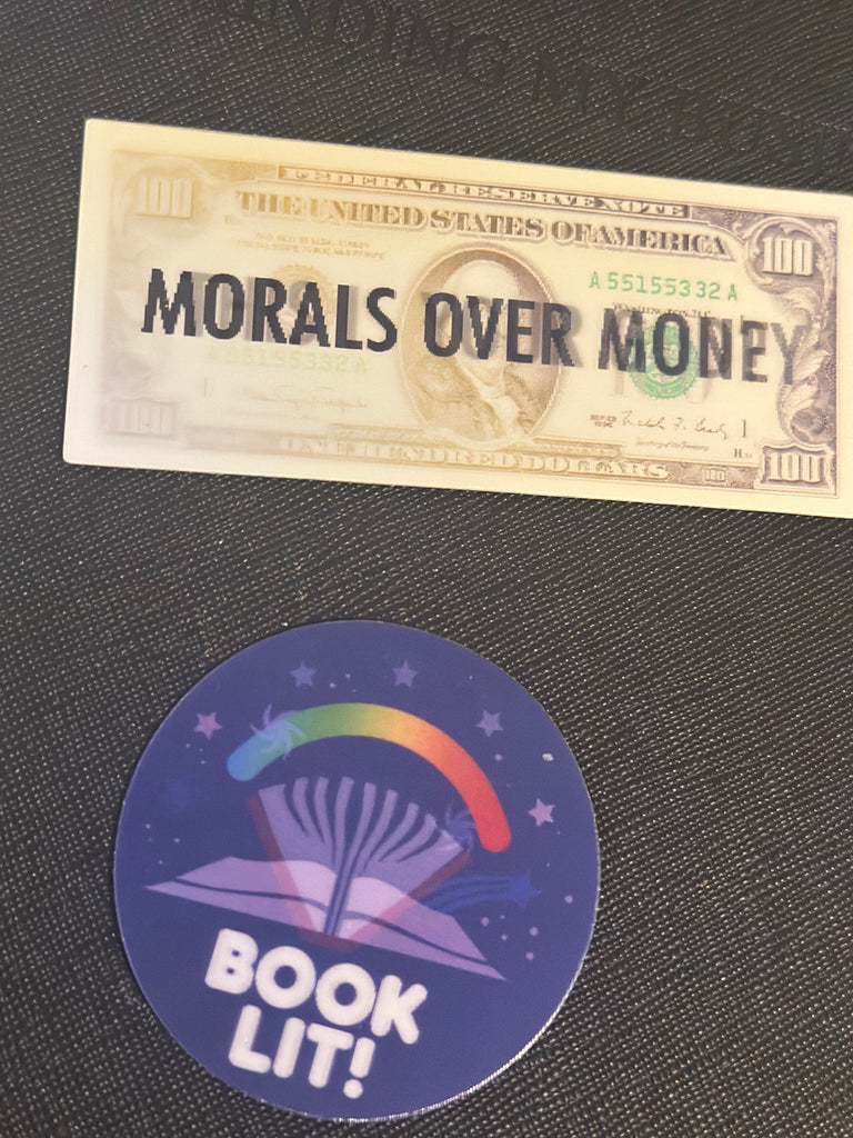 Book Lit Lenticular Sticker