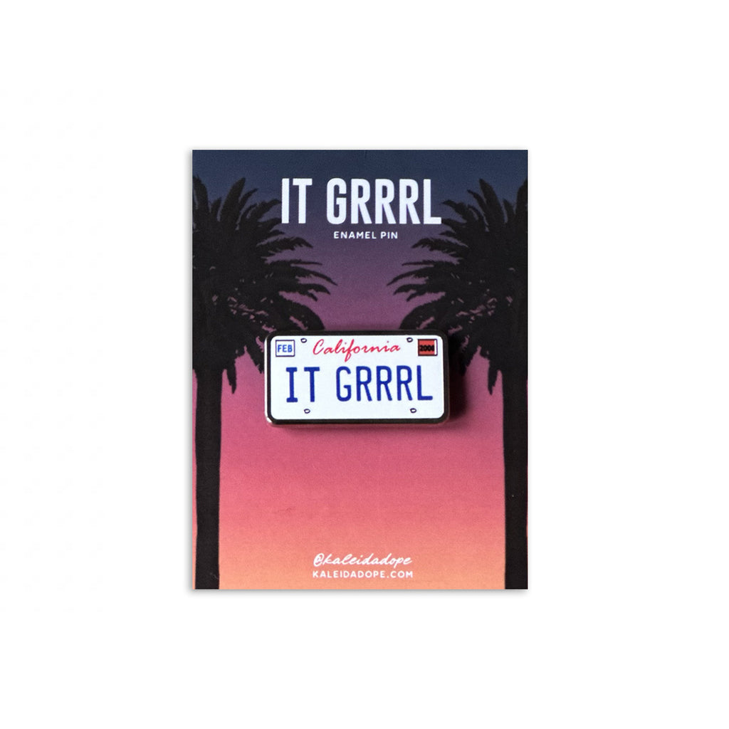 It Grrrl Enamel Pin