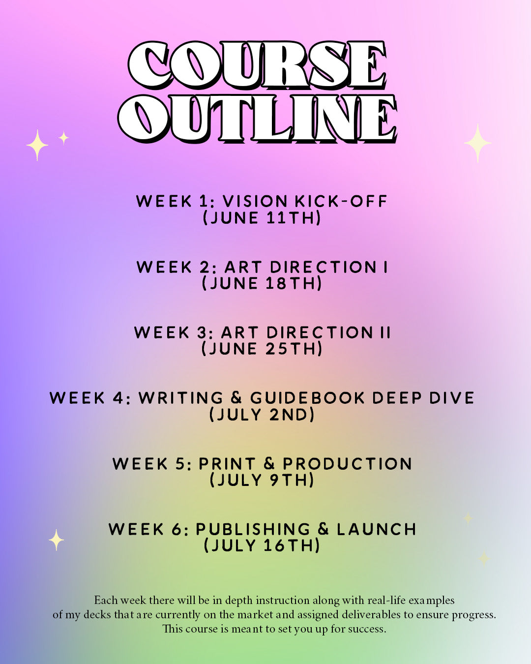 Create Your Own Deck – 6-Week Course (Starts June 11)