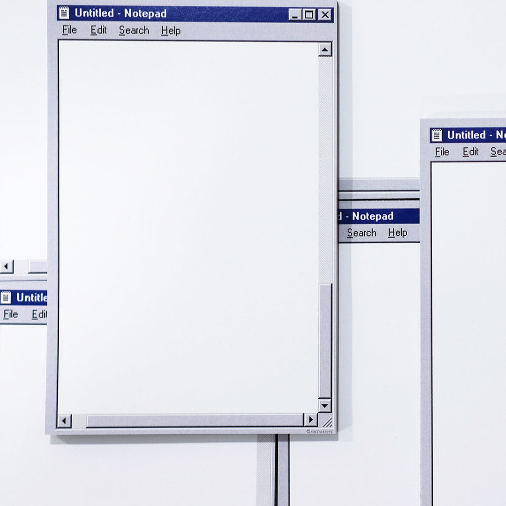 Windows 95 Notepad - Kaleidadope