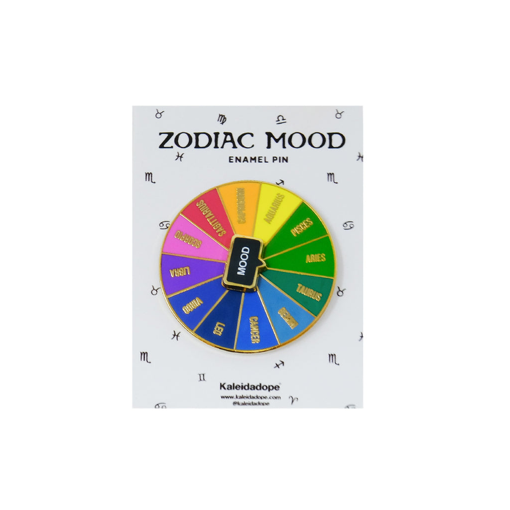 Zodiac Mood Enamel Pin - Kaleidadope